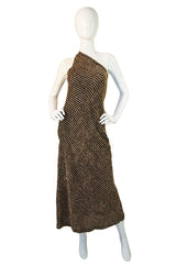 1970s Rare Fringe Stephen Burrows Maxi