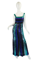 1960s Sequin Givenchy Gown & Wrap