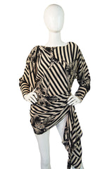 1970s Amazing Silk Ungaro Stripe Top