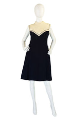 Early 1980s Stitch Detail Courreges Dress