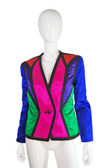 1980s Victor Costa Multi Color Jacket