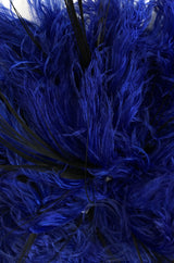 F/W 2004 Jean Louis Scherrer Haute Couture Runway Dress & Feather Cape