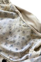 1960s Guy Laroche Haute Couture Embellished Beadwork Ivory Silk Dress