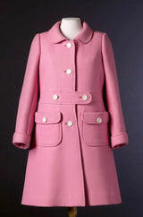 Fall 1969 Andre Courreges Haute Couture Pink Micro Mini Dress or Tunic