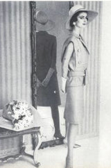 Spring 1961 Christian Dior Demi-Couture Pink Linen & Silk Dress Suit