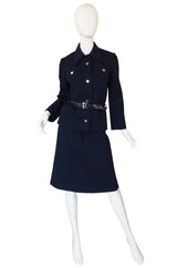1960s Miss Dior Deep Blue Structured Suit