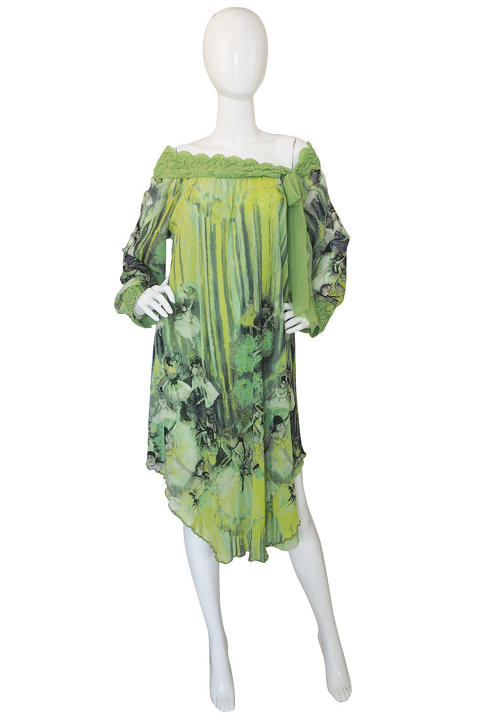 Recent Degas Ballerina Print Mesh Gaultier Dress – Shrimpton Couture