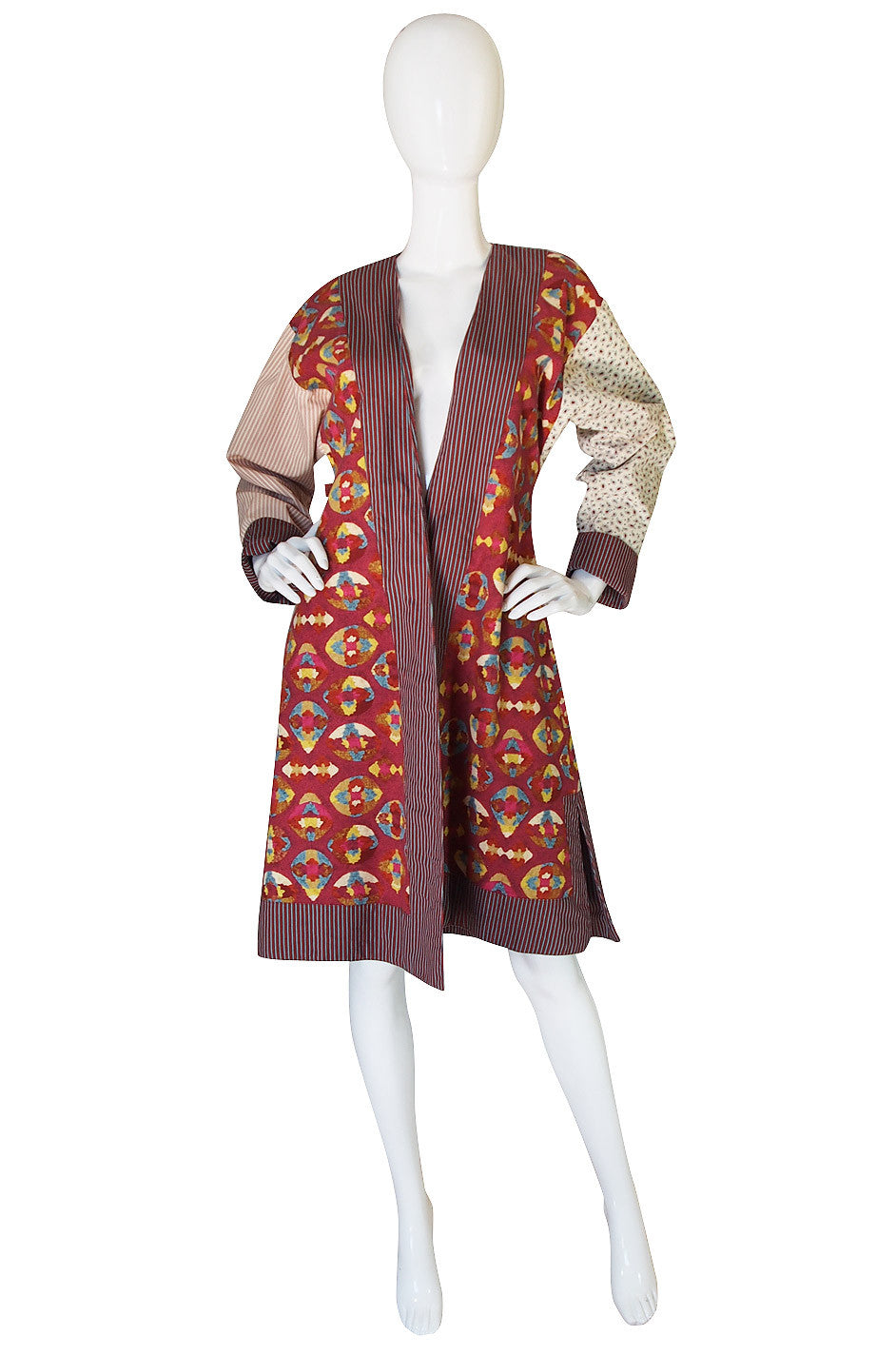 Rare 1980s Kenzo Jungle Multi Fabric Coat – Shrimpton Couture