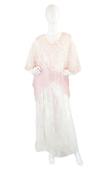 Rare 1974 Zandra Rhodes "Field of Lilies" Silk Set
