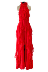 Emilio Pucci Fall 2015 by Peter Dundas Red Dress