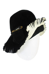 1970s Fringed Yves Saint Laurent Hat