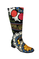 Rare 1960s Embroidered Boots 39