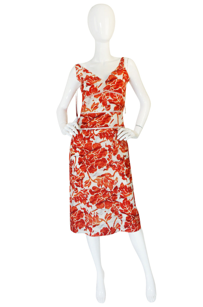 S/S 2015 Runway Altuzarra Floral Silk Scooped Back Dress