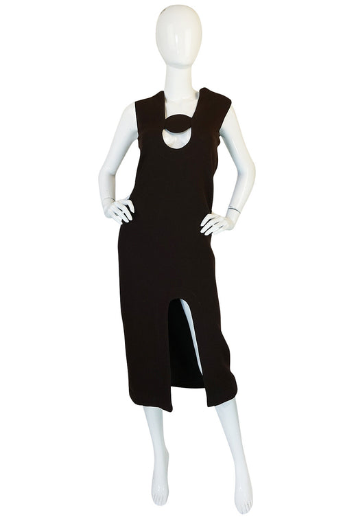 1969-1970 Haute Couture Pierre Cardin Cut Out Dress