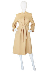 1970s Andre Laug Camel Wool Coat