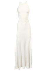 Documented Fall 2001 Azzedine Alaia Couture Runway Dress in Ivory