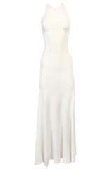 Documented Fall 2001 Azzedine Alaia Couture Runway Dress in Ivory