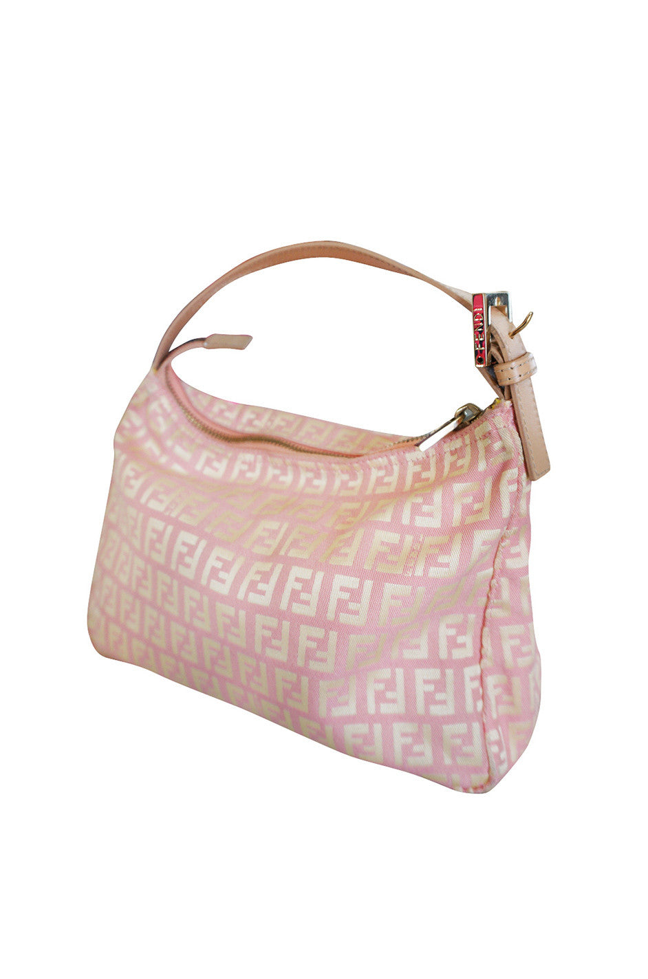 Fendi Beaded Mini Crossbody Bag in Pink