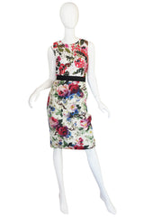 Recent Dolce & Gabbana Fitted Floral & Metallic Dress