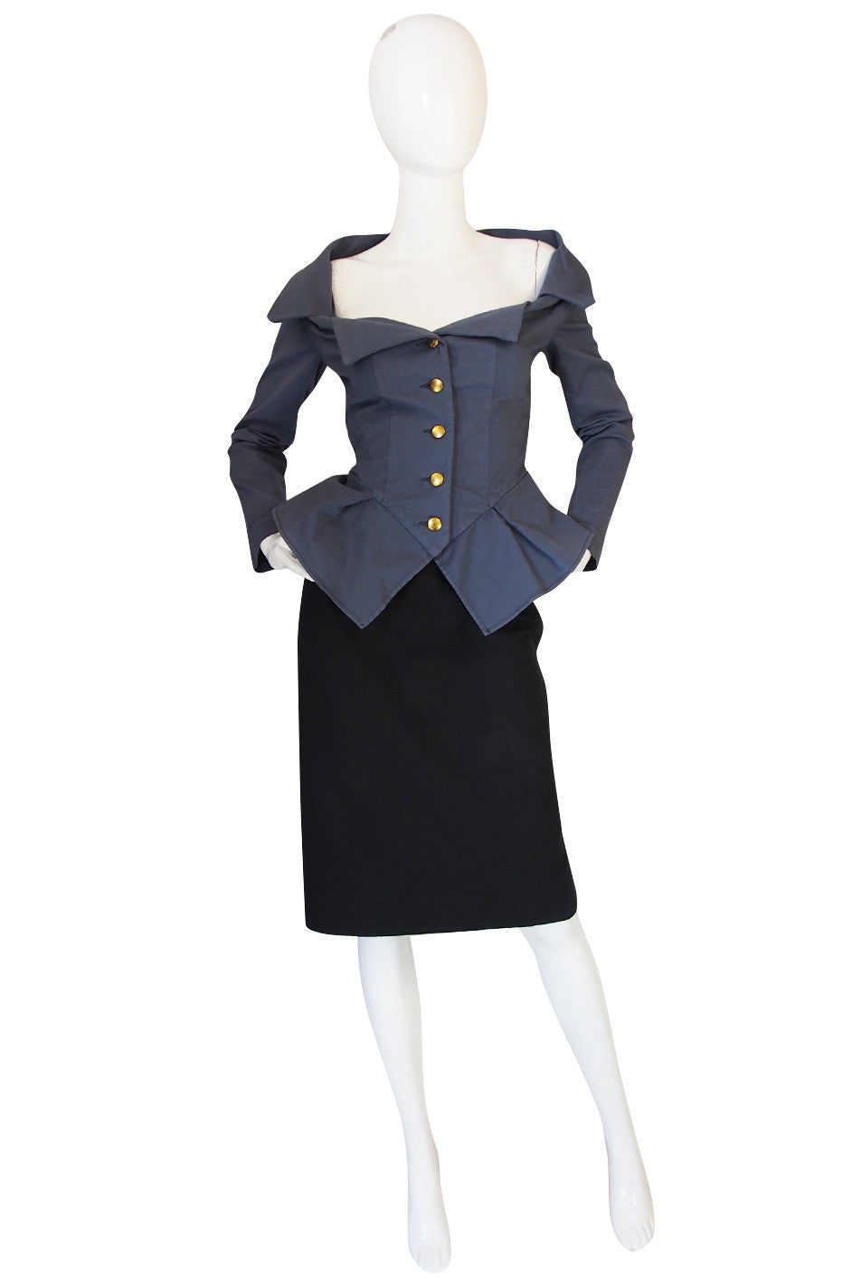 1990s Vivienne Westwood Anglomania Top & Skirt – Shrimpton Couture
