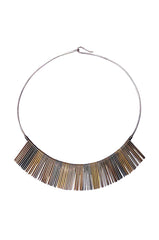 1970s Fringe Anton Michelson Sterling Collar
