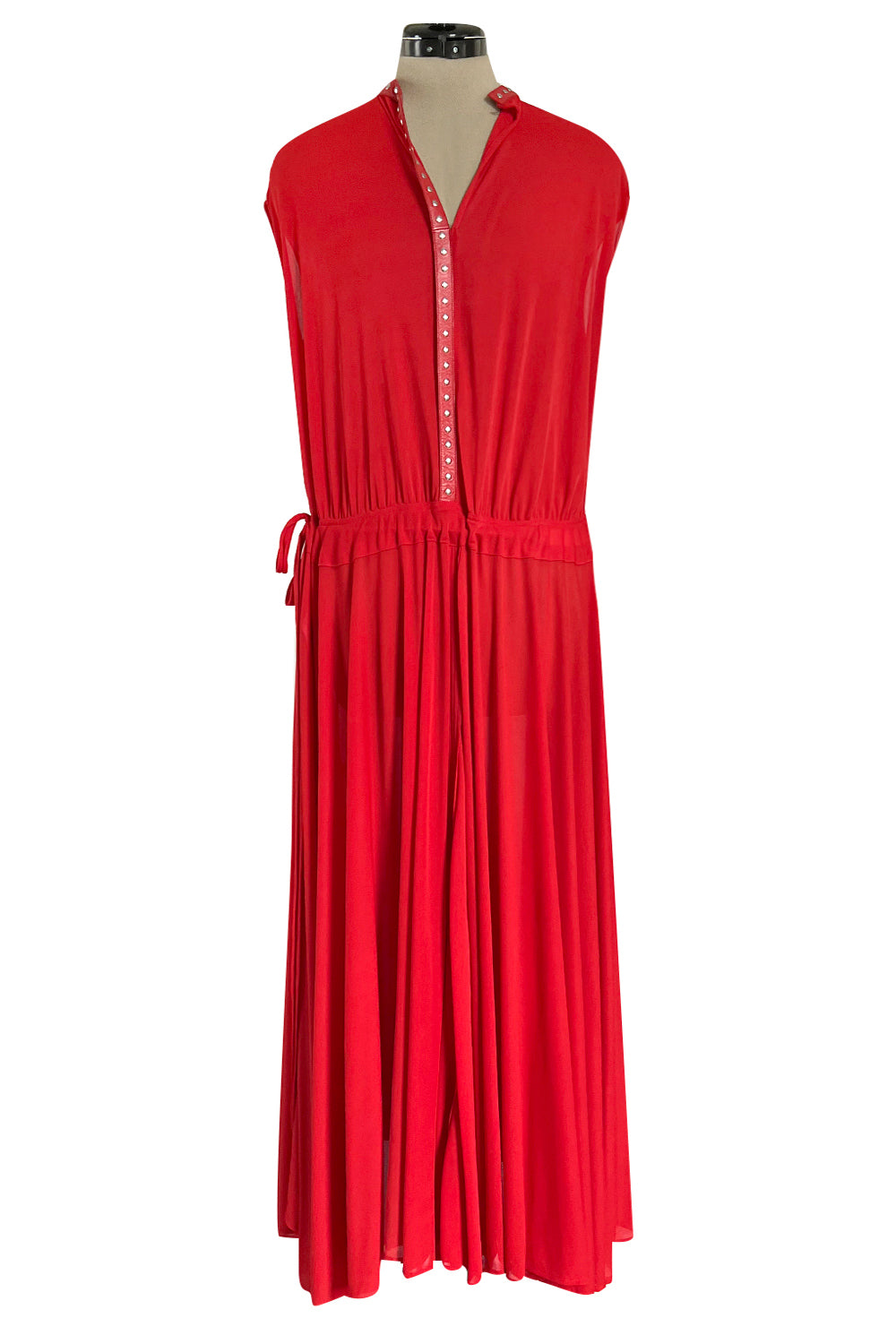 fitted lace wedding dress Iconic Pre-Fall 2017 Celine by Pheobe Philo Red Jersey Low Skirt Dress –  Shrimpton Couture