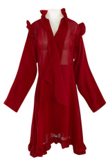 Archival Spring 2016 Vetements Runway Over-Sized Red Dress Unworn w Tags