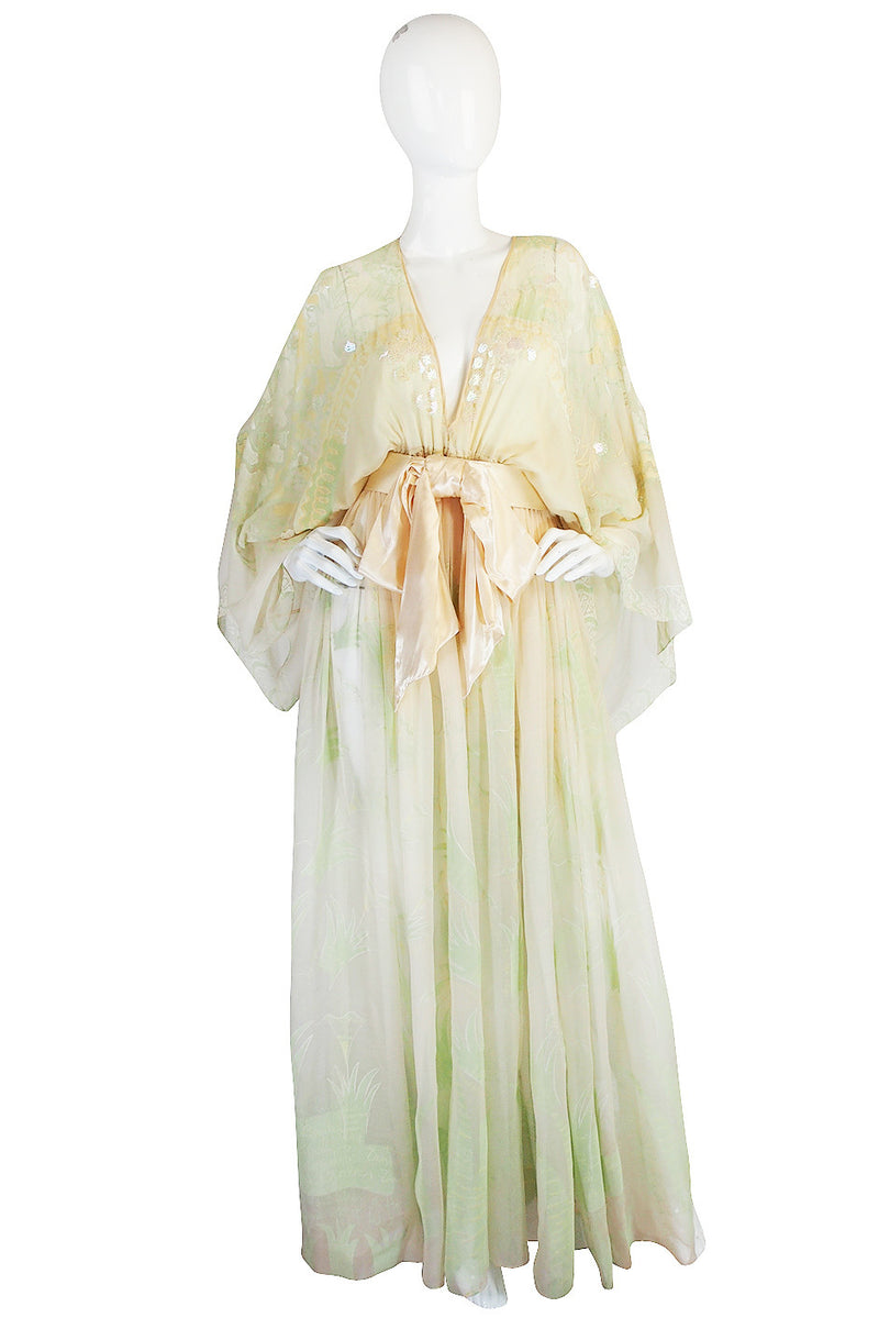 1974 Zandra Rhodes Lillies of the Field Gown