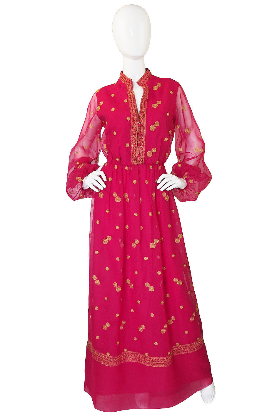 Mexicana Loose Dress Antique Pink