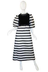 1960s Space Age Jean Varon Maxi Dress