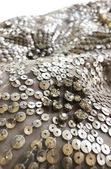 Mid- 2000s Naeem Khan Densely Sequin & Rhinestone Couture Top