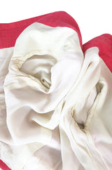 Spring 1961 Christian Dior Demi-Couture Pink Linen & Silk Dress Suit