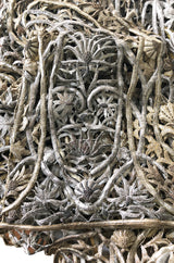 1960s Unlabeled Couture Heavy Metallic Gold & Silver Thread Caftan