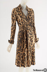 Museum Held 1973 Diane Von Furstenberg Leopard Wrap Dress