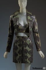 1991 Museum Held Alaia Exotic Python Skin Biker Jacket