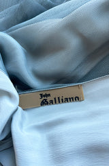 Important Fall 2009 John Galliano “Beautifully Iced Maidens” Beaded Net Pale Blue Grey Dress