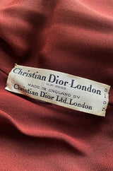 Extraordinary 1968 Christian Dior Documented Gold Metallic Silk Brocade Three Piece Dress Set