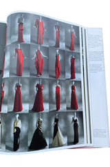 Well Documented Spring 1988 Valentino Haute Couture Silk Dress w Sweeping Dotted Train & Flower