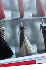 Well Documented Spring 1988 Valentino Haute Couture Silk Dress w Sweeping Dotted Train & Flower