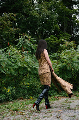 Extraordinary 1968 Christian Dior Documented Gold Metallic Silk Brocade Three Piece Dress Set