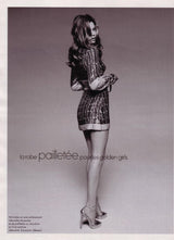 Highly Documented Fall 2006 Gucci by Frida Giannini Runway Gold Sequin Mini Dress