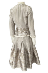 Spring 2005 Alexander McQueen 'It's Only a Game' Runway Skirt & Jacket Set