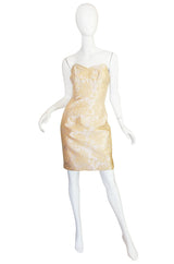 1960s Strapless Dress & Dramatic Skirt Overlay