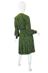 1971 Givenchy Haute Couture Silk Dress