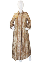 1960s Incredible Custom Beaded Coat & Gown