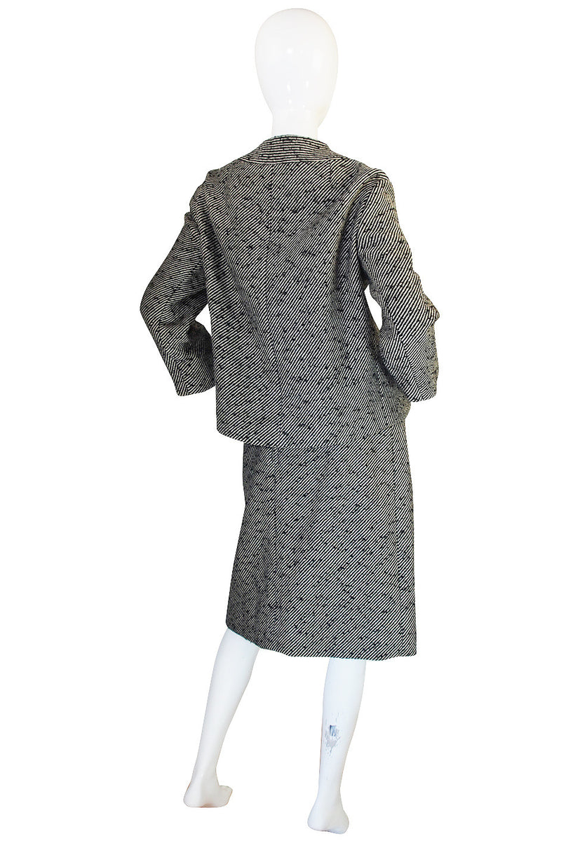 1960s Chic Larger Christian Dior Numbered Suit