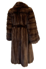 Rare 1984 Christian Dior Haute Couture by Canton Furs Model #3007 ‘Dynastie' Russian Sable Coat