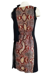 Spring 2009 Prada Runway Snakeskin Print Open Side Dress