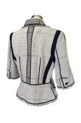 Recent Louis Vuitton Fringe Edging Detailed Wool 'Blanket' Jacket