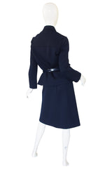 1960s Miss Dior Deep Blue Structured Suit
